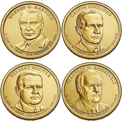 2014-D Presidential Dollar - 4 Coin Set