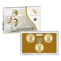 2016 Presidential 3-coin Proof Set w/Box & COA