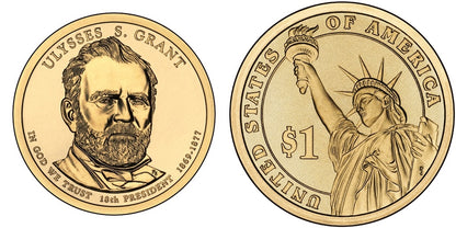 2011-D Ulysses S. Grant Presidential Dollar - Roll of 25 Coins