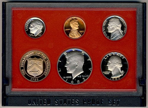1982 U.S. Mint Clad Proof Set in OGP