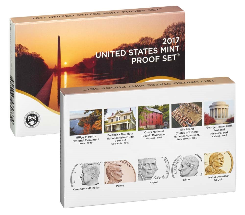 2017 U.S. Mint Clad Proof Set in OGP with CoA
