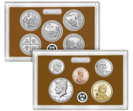 2019 U.S. Mint Clad Proof Set (10 Coins) in OGP with CoA
