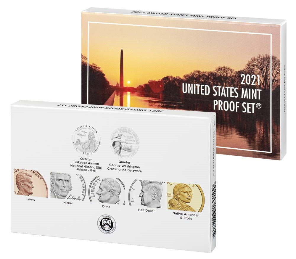 2021 U.S. Mint Clad 7 Coin Proof Set in OGP with CoA
