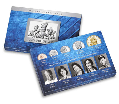 2022 U.S. Mint Clad 10 Coin Proof Set in OGP with CoA