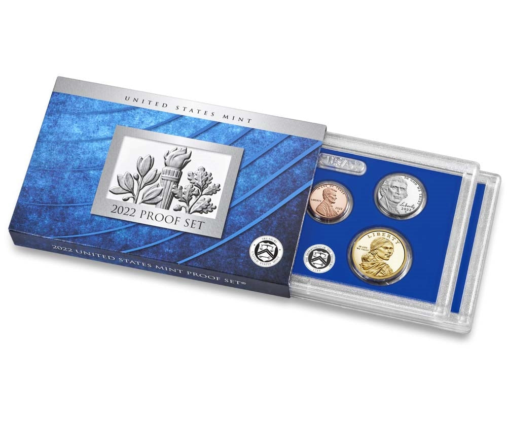 2022 U.S. Mint Clad 10 Coin Proof Set in OGP with CoA