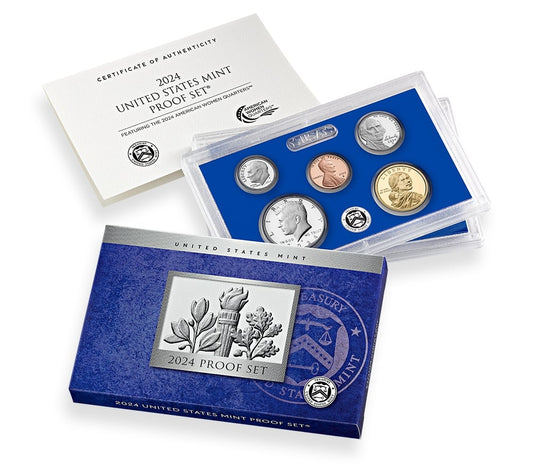 2024 U.S. Mint Clad 10 Coin Proof Set in OGP with CoA