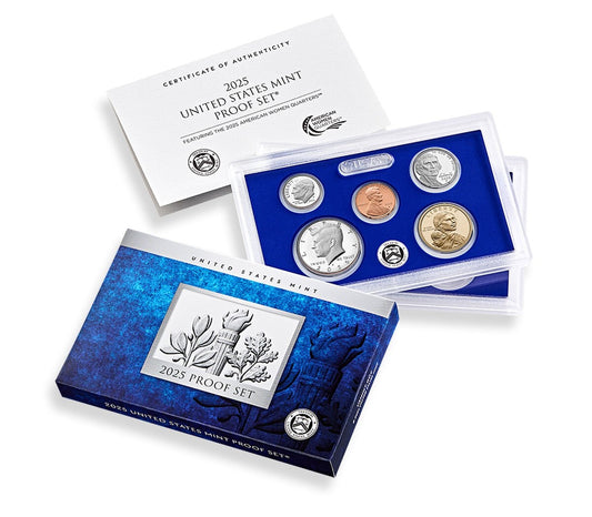 2025 U.S. Mint Clad 10 Coin Proof Set in OGP with CoA