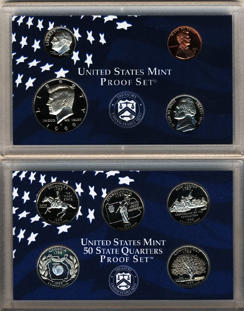 1999 - 2009 US Proof Sets - 11 Set Combo Deal