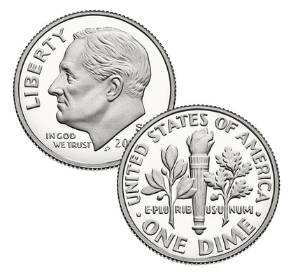 2014 - S Proof Cent, Nickel, Dime 3-coin Set