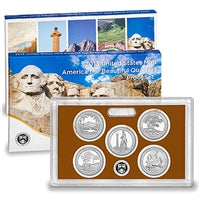 2013 - S Clad Proof National Park Quarter 5-pc. Set With Box/ COA