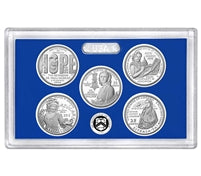 2024 S Clad Proof American Women Quarters 5-pc Set No Box or CoA