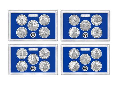 2022 - 2025 S Clad Proof American Women Quarter Sets - 20 Coin Set - No Boxes or CoAs
