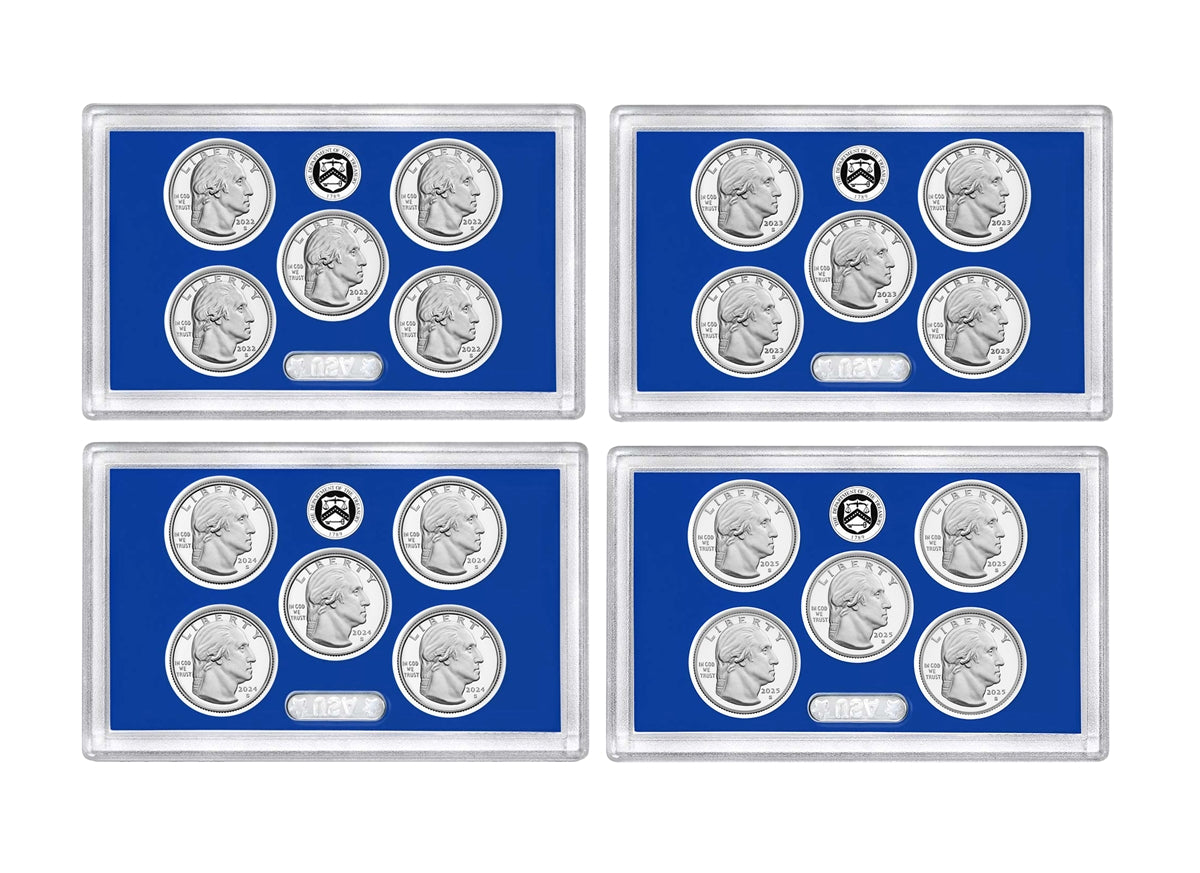 2022 - 2025 S Clad Proof American Women Quarter Sets - 20 Coin Set - No Boxes or CoAs