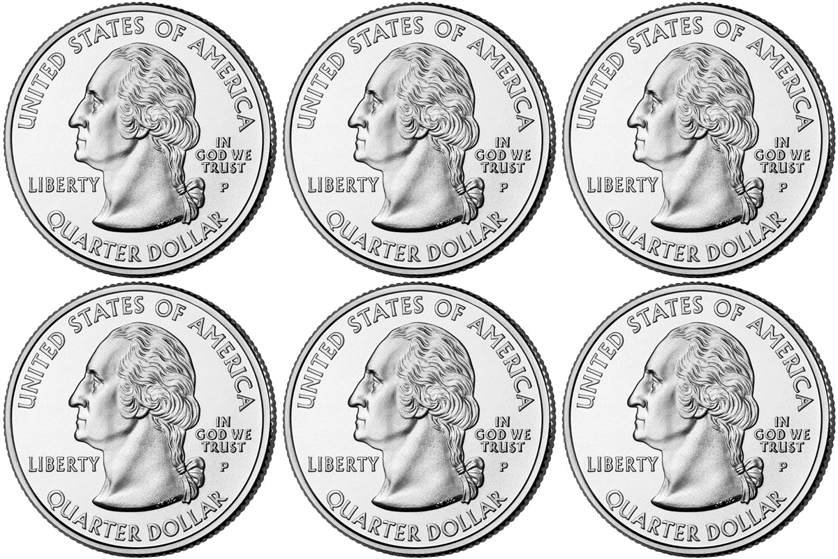 2009 P, D U.S. Territory and D.C. Quarter 12-Coin Set - Brilliant Uncirculated