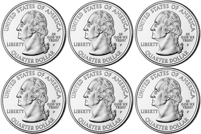 2009 P, D U.S. Territory and D.C. Quarter 12-Coin Set - Brilliant Uncirculated
