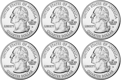 2009 P, D U.S. Territory and D.C. Quarter 12-Coin Set - Brilliant Uncirculated