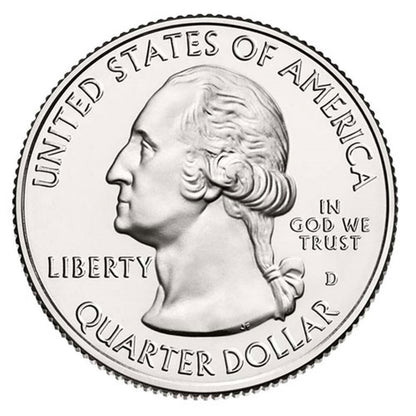 2019 P and D BU National Park Quarter 10 Coin Set