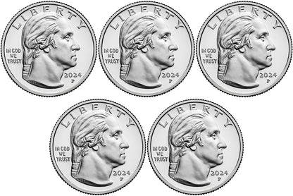 2024 P and D BU American Women Quarter 10 Coin Set