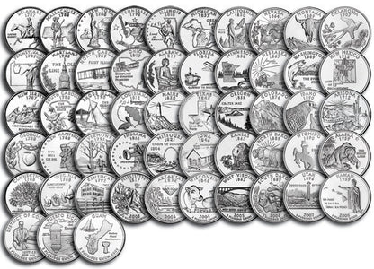 1999-2009 Denver Mint State Quarter Set - 56 Coins