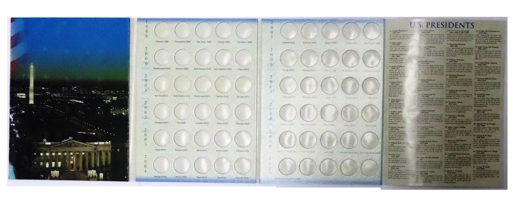 112 coin P&D State and Territorty Quarter Set in Color Folder