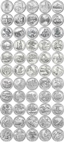 2010 - 2021 P Mint Complete 56 Coin National Park Quarter Set