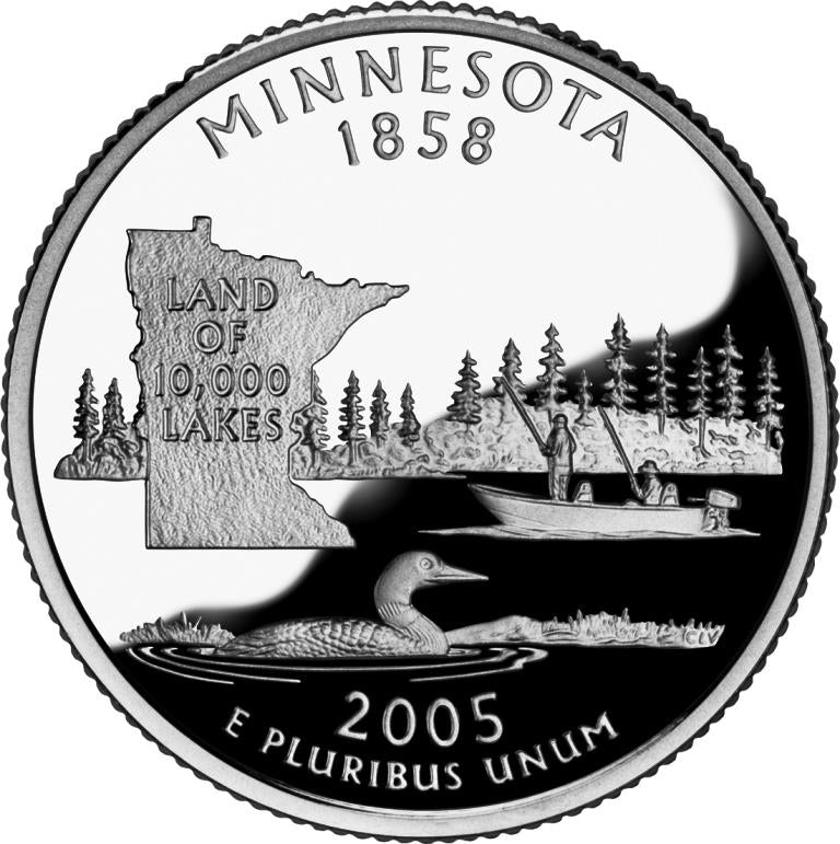 2005 - D Minnesota - Roll of 40 State Quarters
