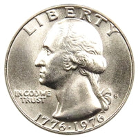 1976 S 40% Silver Bicentennial Washington Quarter Uncirculated