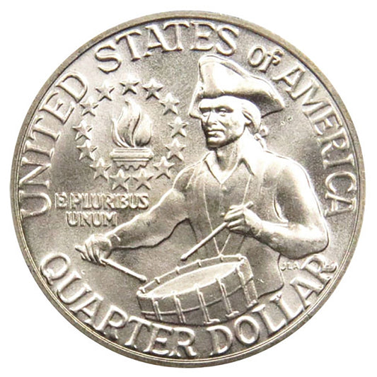 1976-S 40% Silver Bicentennial Washington Quarter Uncirculated - Single