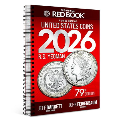 The Official 2026 Red Book - Guide to U.S. Coin Values - Spiral Bound 79th Edition