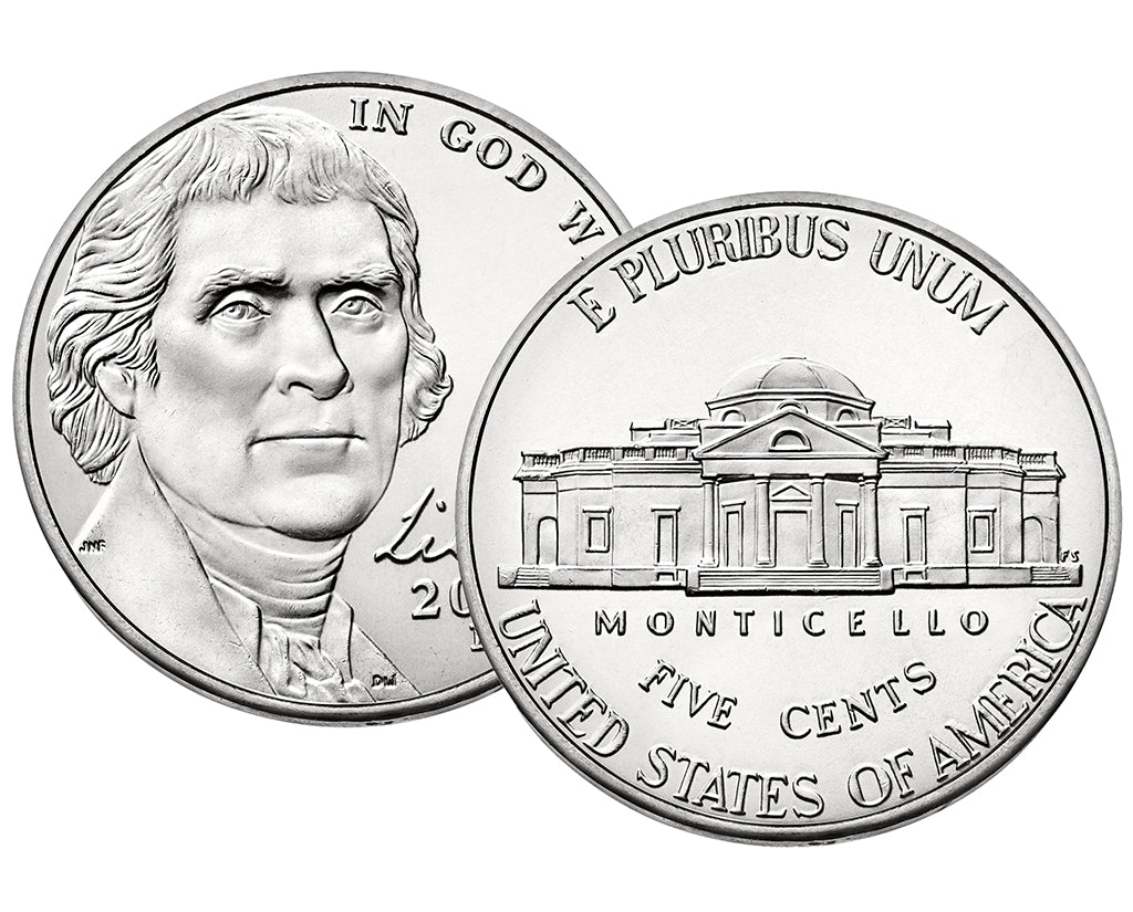 2012-P Jefferson Nickel 40 Coin Roll