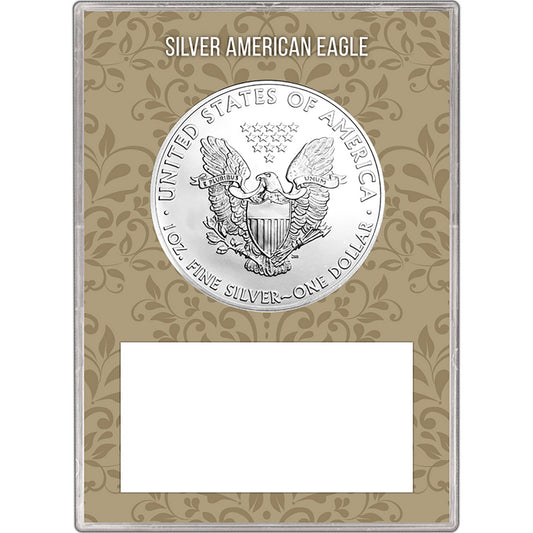 2021 U.S. Silver Eagle Type 1 in Happy Anniversary Holder - Gem Brilliant Uncirculated