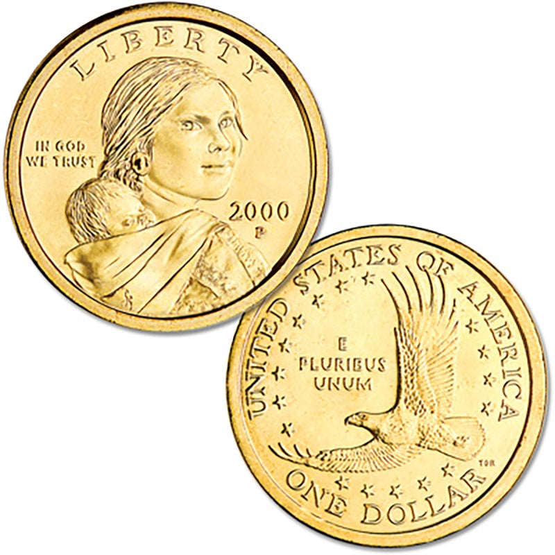2000 P & D Sacagawea Dollar Set - First Year of Issue