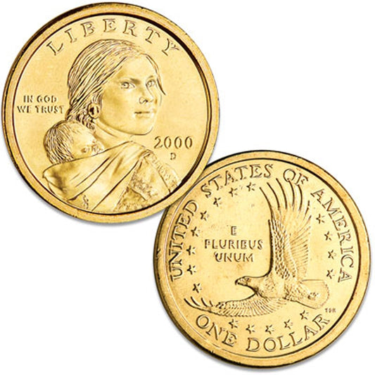 2000 P & D Sacagawea Dollar Set - First Year of Issue