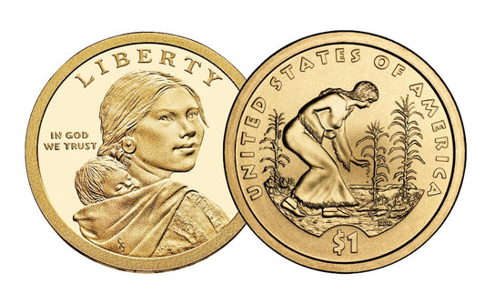 2009 P & D Native American Dollar Set - Three Sisters Agriculture