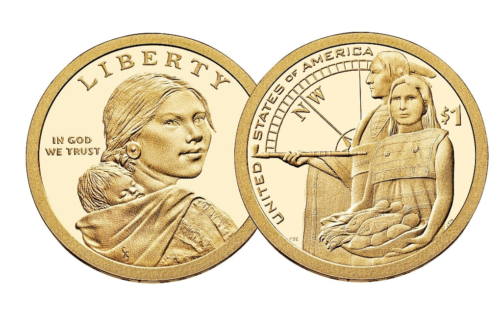 2014 - D Sacagawea Dollar - 25 Coin Roll