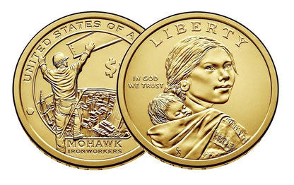 2015 - D Sacagawea Dollar - 25 Coin Roll