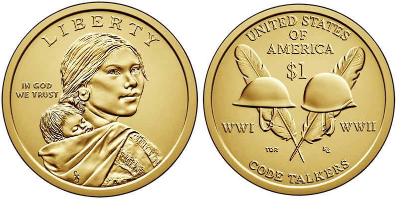 2016-D Native American Dollar Roll - Code Talkers (25 Coins)