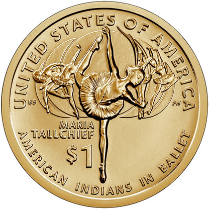 2023-P Native American Dollar Roll – Maria Tallchief