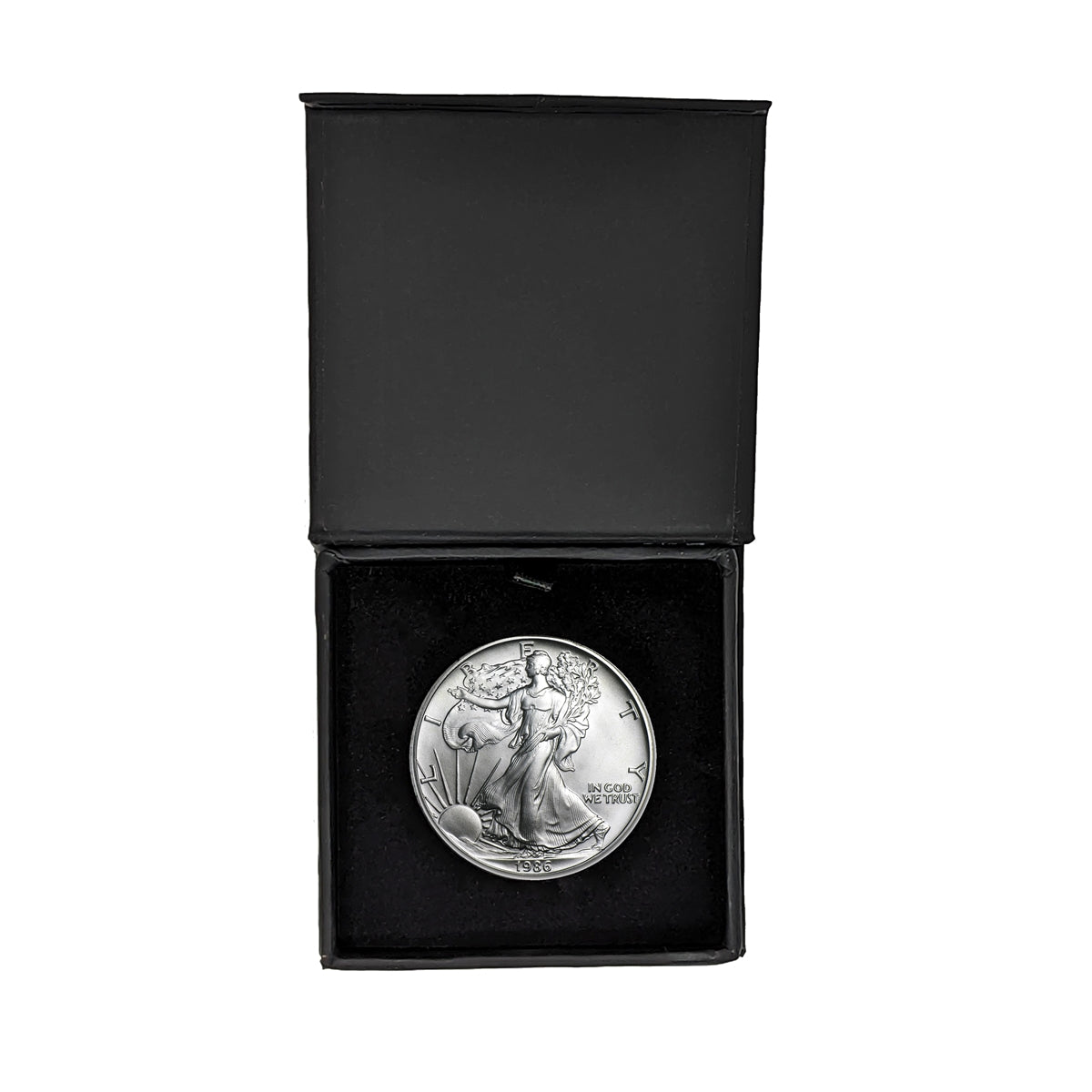 1986 U.S. Silver Eagle in Gift Box - Gem Brilliant Uncirculated