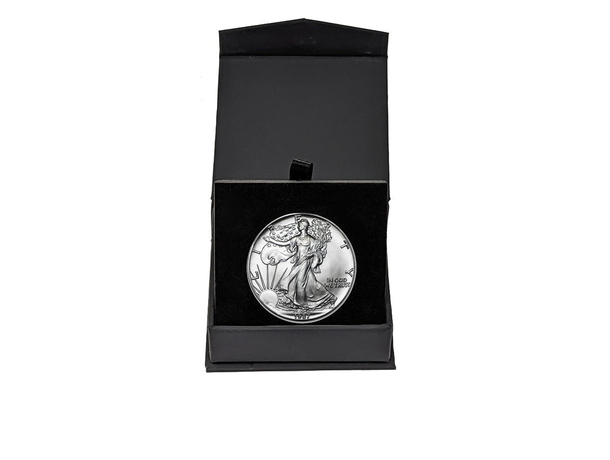 1987 U.S. Silver Eagle in Gift Box - Gem Brilliant Uncirculated