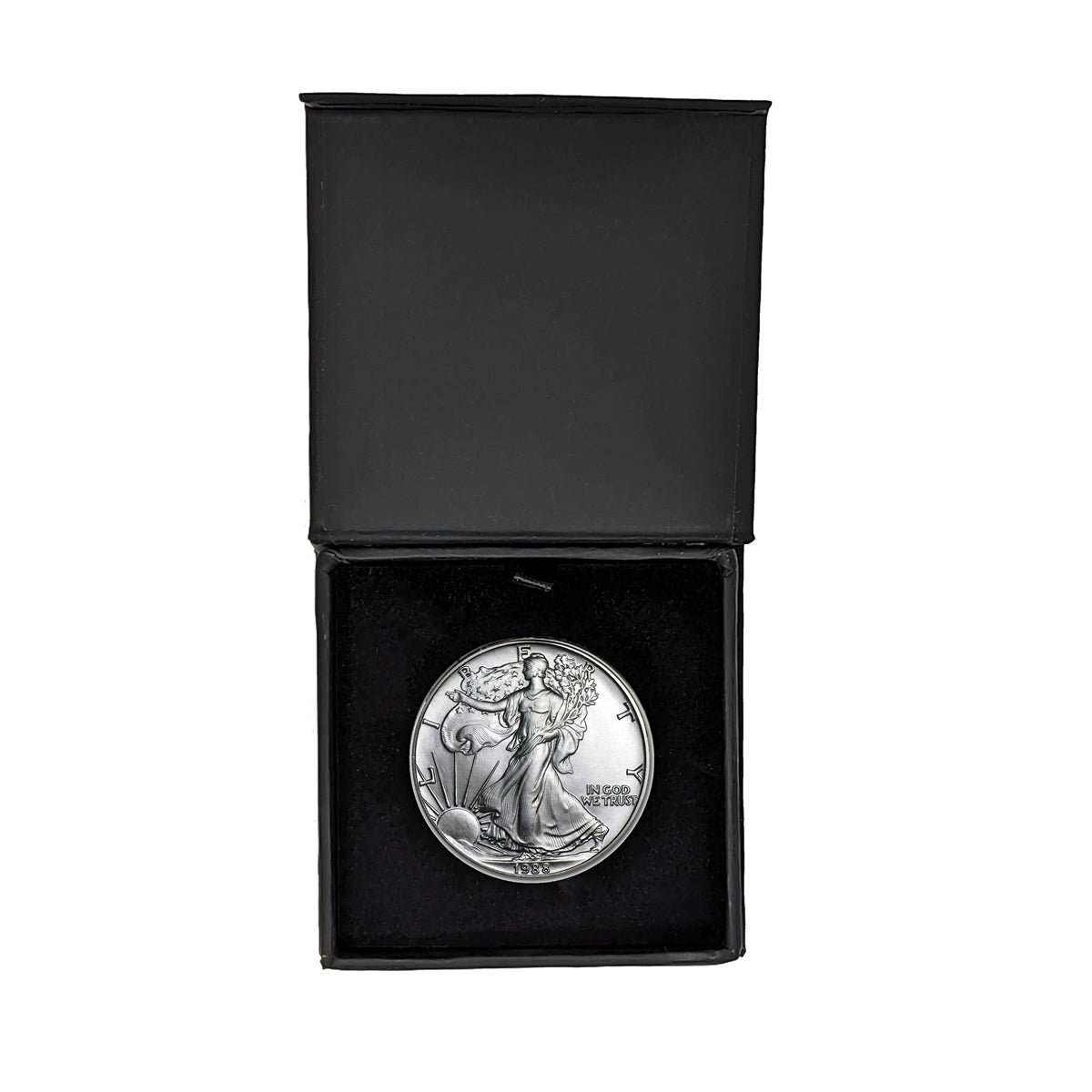 1988 U.S. Silver Eagle in Gift Box - Gem Brilliant Uncirculated