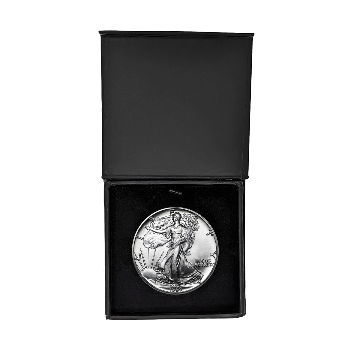 1989 U.S. Silver Eagle in Gift Box - Gem Brilliant Uncirculated