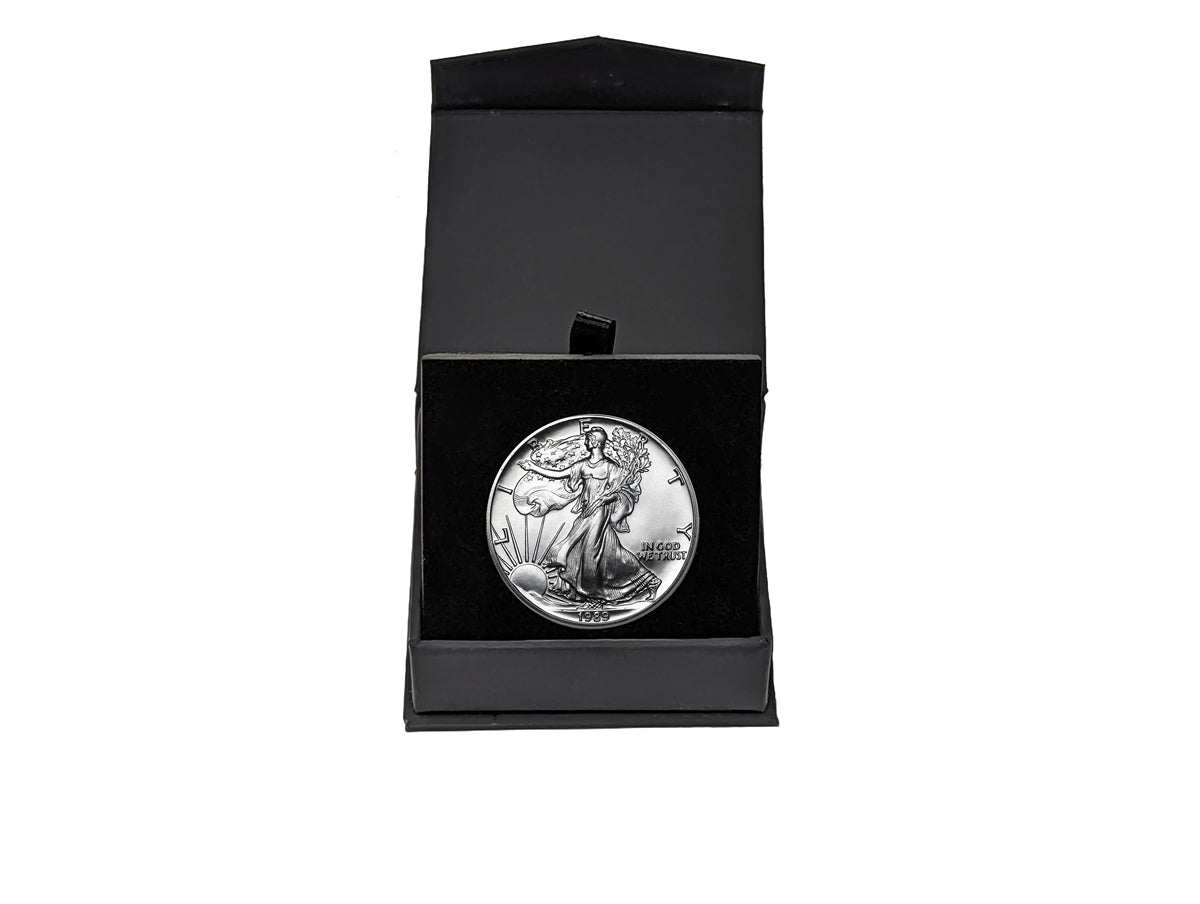 1989 U.S. Silver Eagle in Gift Box - Gem Brilliant Uncirculated
