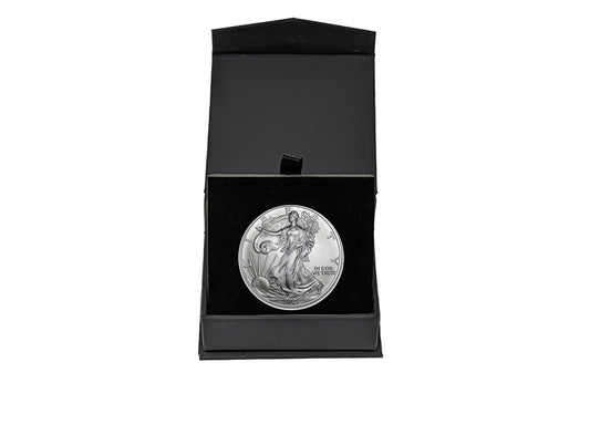 2003 American Silver Eagle in Air-Tite with Black Gift Box - Brilliant Uncirculated