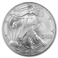 2005 U.S. Silver Eagle - Gem Brilliant Uncirculated with Certificate of Authenticity