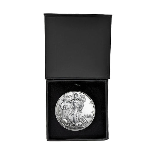 2005 American Silver Eagle in Air-Tite with Black Gift Box - Brilliant Uncirculated