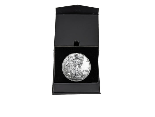 2005 American Silver Eagle in Air-Tite with Black Gift Box - Brilliant Uncirculated