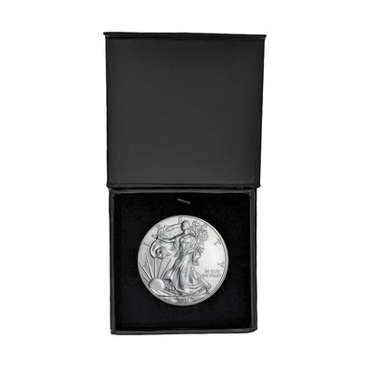 2011 American Silver Eagle - Air-Tite Capsule in Black Gift Box - Gem BU