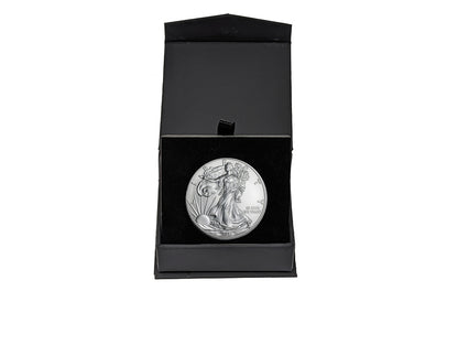 2011 American Silver Eagle - Air-Tite Capsule in Black Gift Box - Gem BU