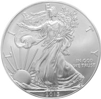 2013 U.S. Silver Eagle - Gem Brilliant Uncirculated with Certificate of Authenticity